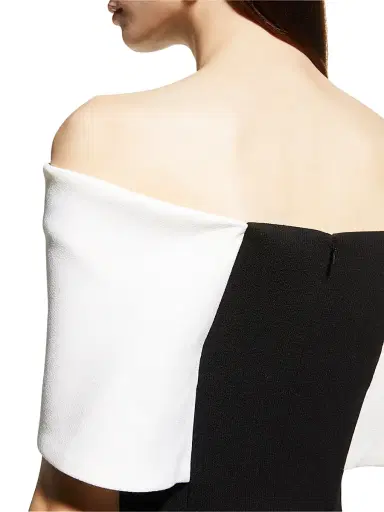 Lela Rose Women's Off-the-Shoulder Two-Tone Gown | Thumbnail 6