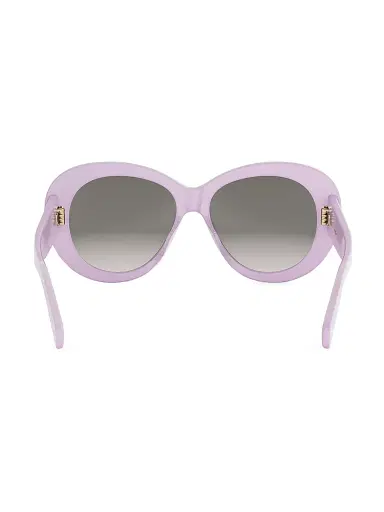 CELINE Women's Triomphe 55MM Butterfly Sunglasses - Lilac | Thumbnail 5 CELINE Women's Triomphe 55MM Butterfly Sunglasses - Lilac | Thumbnail 5