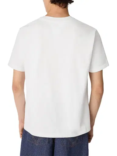 Bottega Veneta Men's Embroidered Matchstick Cotton Jersey T-Shirt - White - Size Small | Thumbnail 3 Bottega Veneta Men's Embroidered Matchstick Cotton Jersey T-Shirt - White - Size Small | Thumbnail 3