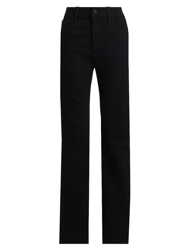 FRAME Women's The Reboot Dark Wash Boot-Cut Jeans - Black