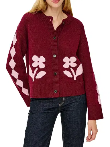 RAILS Women's Mavie Floral Cotton-Blend Cardigan | Thumbnail 3
