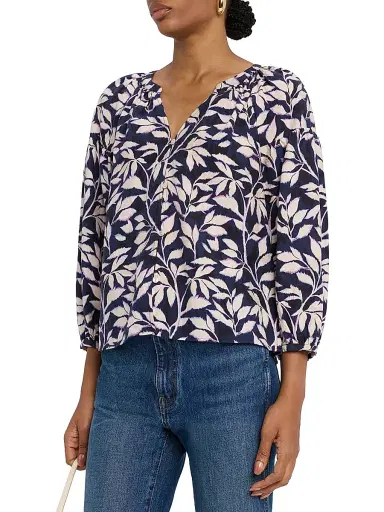 RAILS Women's Vasia Printed Button-Front Blouse | Thumbnail 3