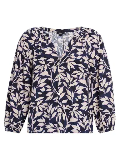 RAILS Women's Vasia Printed Button-Front Blouse | Thumbnail 1