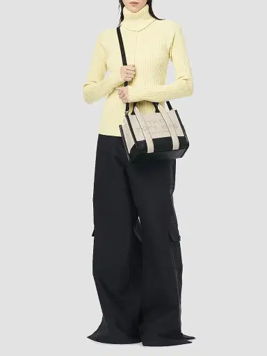 Marc Jacobs Women's The Colorblock Leather Tote - Ivory Multi | Thumbnail 2 Marc Jacobs Women's The Colorblock Leather Tote - Ivory Multi | Thumbnail 2