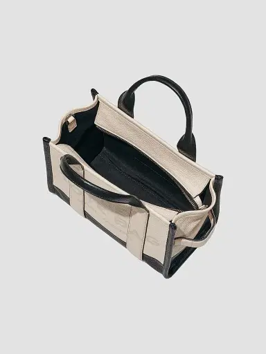 Marc Jacobs Women's The Colorblock Leather Tote - Ivory Multi | Thumbnail 4 Marc Jacobs Women's The Colorblock Leather Tote - Ivory Multi | Thumbnail 4