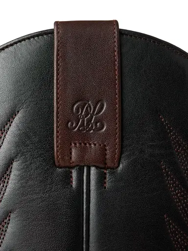 Ralph Lauren Purple Label Men's Leather Western Boots - Luggage Brown Black - Size 9.5 | Thumbnail 5
