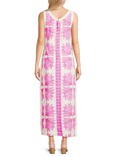 Lilly Pulitzer Women's Eleanora Maxi Shift Romper - Pink Bliss - Size 2 | Thumbnail 5