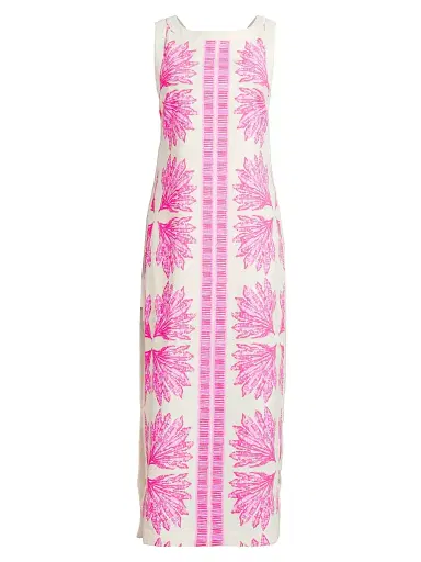 Lilly Pulitzer Women's Eleanora Maxi Shift Romper - Pink Bliss - Size 2 | Thumbnail 1