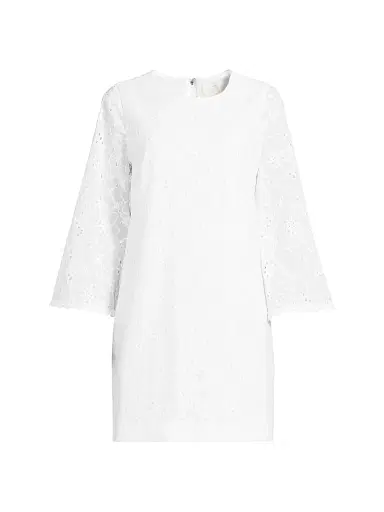 Lilly Pulitzer Women's Richie Cotton Eyelet Shift Minidress | Thumbnail 1 Lilly Pulitzer Women's Richie Cotton Eyelet Shift Minidress | Thumbnail 1