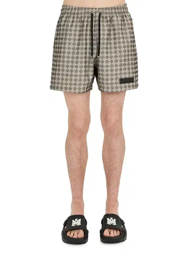 AMIRI Men's MA Quad Swim Trunks - Black - Size Small | Thumbnail 1