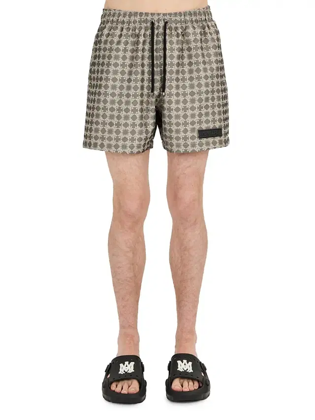 Amiri Men's MA Quad Swim Trunks - Black