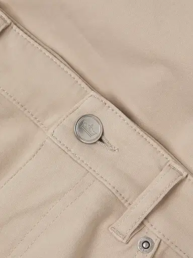 Peter Millar Men's Crown Stretch Cotton-Blend Five-Pocket Pants - Sand | Thumbnail 6