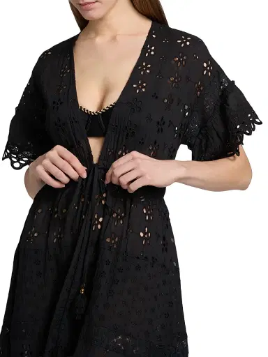 Ramy Brook Women's Janis Eyelet Cotton Cover-Up Maxi Dress | Thumbnail 5 Ramy Brook Women's Janis Eyelet Cotton Cover-Up Maxi Dress | Thumbnail 5