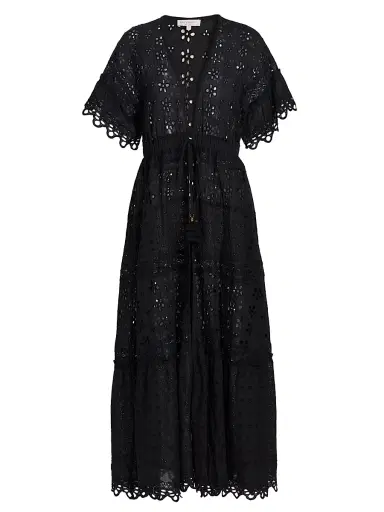 Ramy Brook Women's Janis Eyelet Cotton Cover-Up Maxi Dress | Thumbnail 1 Ramy Brook Women's Janis Eyelet Cotton Cover-Up Maxi Dress | Thumbnail 1