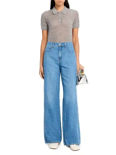 TWP Women's Mid-Rise Straight-Leg Jeans - Vintage Blue - Size 29 | Thumbnail 2 TWP Women's Mid-Rise Straight-Leg Jeans - Vintage Blue - Size 29 | Thumbnail 2