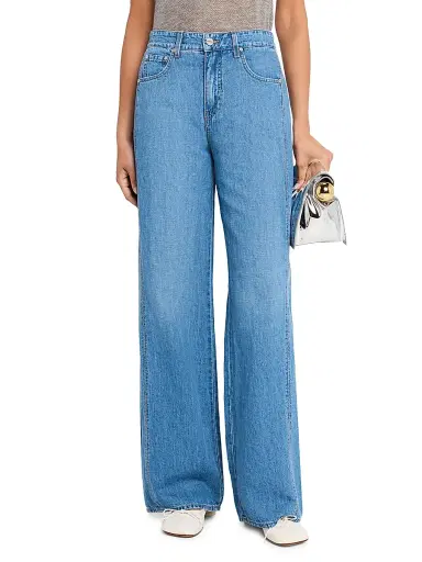 TWP Women's Mid-Rise Straight-Leg Jeans - Vintage Blue - Size 29 | Thumbnail 3 TWP Women's Mid-Rise Straight-Leg Jeans - Vintage Blue - Size 29 | Thumbnail 3