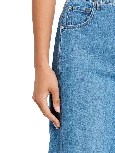 TWP Women's Mid-Rise Straight-Leg Jeans - Vintage Blue - Size 29 | Thumbnail 5 TWP Women's Mid-Rise Straight-Leg Jeans - Vintage Blue - Size 29 | Thumbnail 5