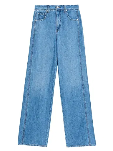 TWP Women's Mid-Rise Straight-Leg Jeans - Vintage Blue - Size 29 | Thumbnail 1 TWP Women's Mid-Rise Straight-Leg Jeans - Vintage Blue - Size 29 | Thumbnail 1