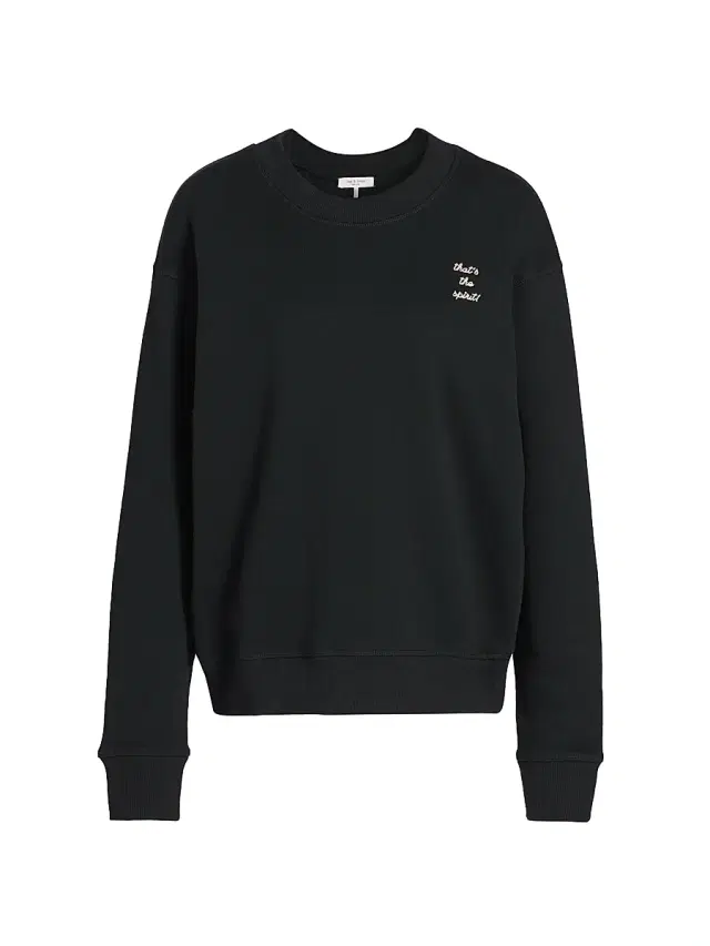 rag & bone Women's That's The Spirit Sweatshirt - Black