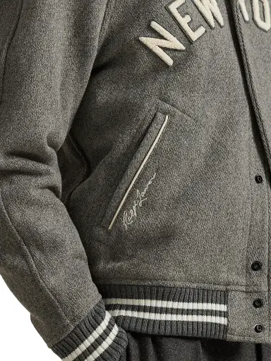 Polo Ralph Lauren Men's New York Yankees Baseball Jacket - Regent Heather - Size XXL | Thumbnail 7 Polo Ralph Lauren Men's New York Yankees Baseball Jacket - Regent Heather - Size XXL | Thumbnail 7