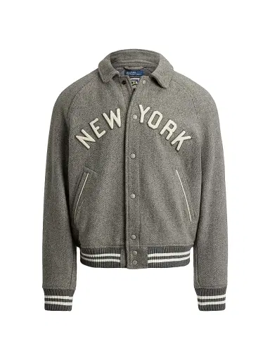 Polo Ralph Lauren Men's New York Yankees Baseball Jacket - Regent Heather - Size XXL | Thumbnail 1 Polo Ralph Lauren Men's New York Yankees Baseball Jacket - Regent Heather - Size XXL | Thumbnail 1