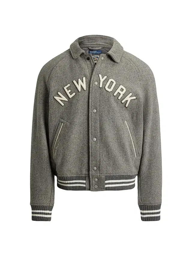 Polo Ralph Lauren Men's New York Yankees Baseball Jacket - Regent Heather - Size XXL