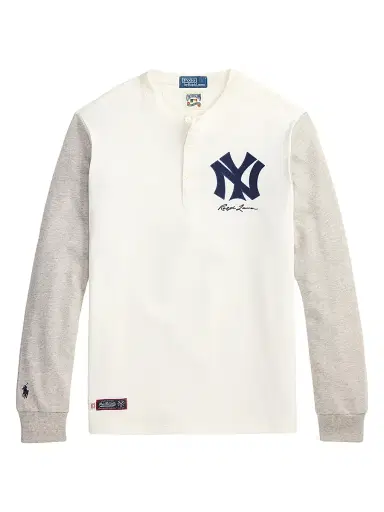 Polo Ralph Lauren Men's New York Yankees Henley | Thumbnail 1 Polo Ralph Lauren Men's New York Yankees Henley | Thumbnail 1