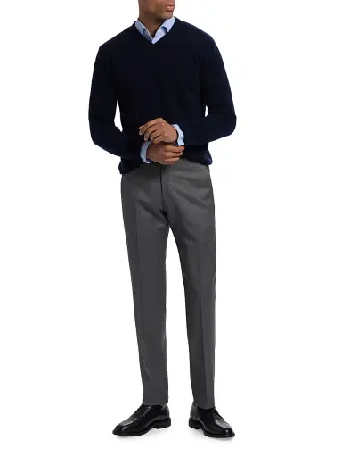 Saks Fifth Avenue Men's COLLECTION Micro Structure Active Shirt | Thumbnail 2 Saks Fifth Avenue Men's COLLECTION Micro Structure Active Shirt | Thumbnail 2