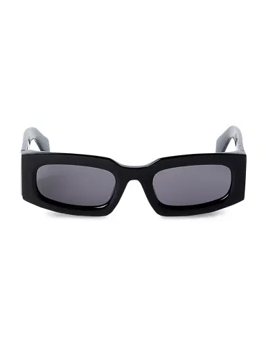 Off-White Women's Cary 52MM Oval Sunglasses - Black | Thumbnail 2 Off-White Women's Cary 52MM Oval Sunglasses - Black | Thumbnail 2