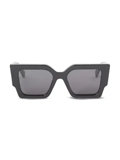 Off-White Women's Catalina 55MM Square Sunglasses - Black | Thumbnail 2