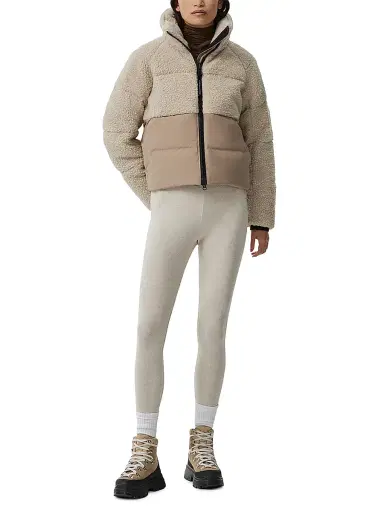 Canada Goose Women's Elora Fleece Down Puffer Jacket | Thumbnail 2 Canada Goose Women's Elora Fleece Down Puffer Jacket | Thumbnail 2