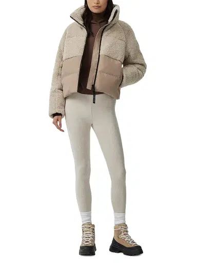 Canada Goose Women's Elora Fleece Down Puffer Jacket | Thumbnail 5 Canada Goose Women's Elora Fleece Down Puffer Jacket | Thumbnail 5