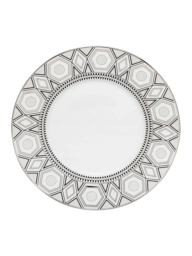 Haviland Hollywood Dessert Plate - Grey