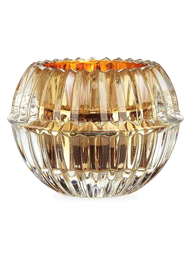 Mille Nuits 24K Gold & Crystal Votive