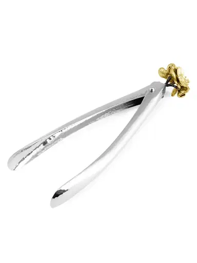 Michael Aram Gold Orchid Lock Spring Tongs | Thumbnail 2
