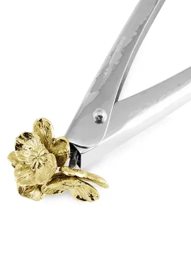 Michael Aram Gold Orchid Lock Spring Tongs | Thumbnail 3