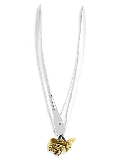 Michael Aram Gold Orchid Lock Spring Tongs | Thumbnail 4