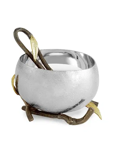 Michael Aram Zen Garden Nut Bowl & Spoon | Thumbnail 1 Michael Aram Zen Garden Nut Bowl & Spoon | Thumbnail 1