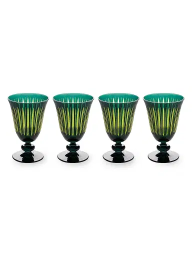 L'Objet Prism 4-Piece Wine Glass Set | Thumbnail 1