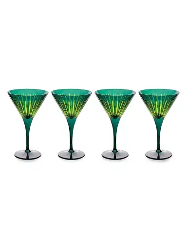 L'Objet Prism 4-Piece Martini Glass Set | Thumbnail 1 L'Objet Prism 4-Piece Martini Glass Set | Thumbnail 1