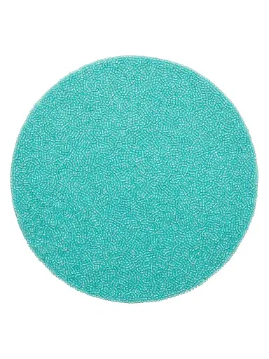Kim Seybert Perennial Beaded Placemat - Turchese | Thumbnail 1 Kim Seybert Perennial Beaded Placemat - Turchese | Thumbnail 1