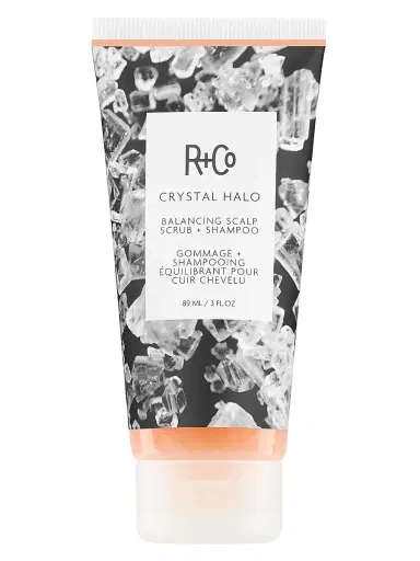 R+Co Women's Crystal Halo Balancing Scalp Scrub + Shampoo | Thumbnail 1 R+Co Women's Crystal Halo Balancing Scalp Scrub + Shampoo | Thumbnail 1