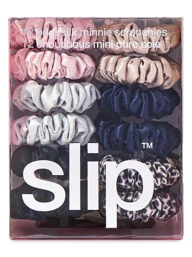 slip Women's Slip Pure Silk 12-Piece Mini Scrunchies Set - Classic - Classic | Thumbnail 1