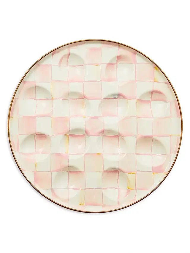 Rosy Check Egg Plate