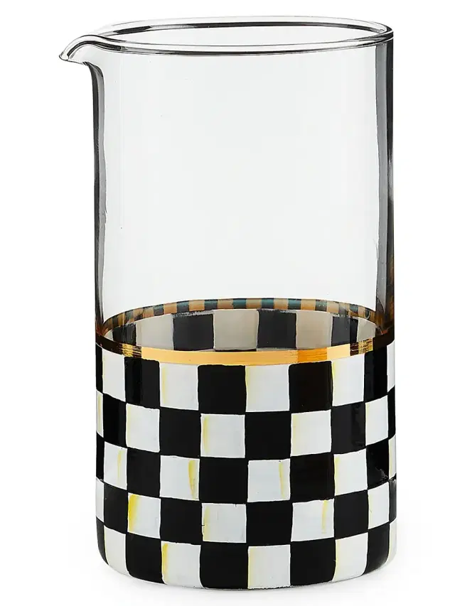Courtly Check Mixing Glass