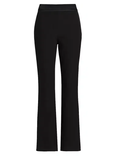 Toccin Women's Carmela Cigarette Tuxedo Pants - Jet | Thumbnail 1 Toccin Women's Carmela Cigarette Tuxedo Pants - Jet | Thumbnail 1
