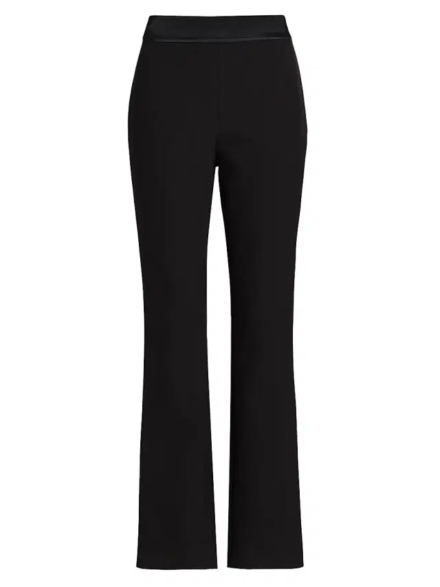 Toccin Women's Carmela Cigarette Tuxedo Pants - Jet