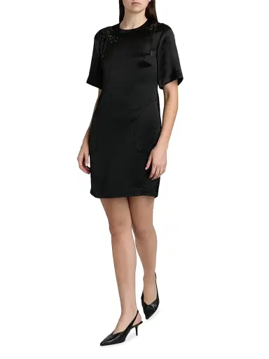 Jason Wu Collection Women's Embellished Appliqué Shift Minidress | Thumbnail 2 Jason Wu Collection Women's Embellished Appliqué Shift Minidress | Thumbnail 2