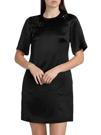 Jason Wu Collection Women's Embellished Appliqué Shift Minidress | Thumbnail 3 Jason Wu Collection Women's Embellished Appliqué Shift Minidress | Thumbnail 3