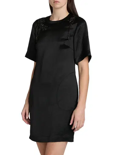 Jason Wu Collection Women's Embellished Appliqué Shift Minidress | Thumbnail 4 Jason Wu Collection Women's Embellished Appliqué Shift Minidress | Thumbnail 4